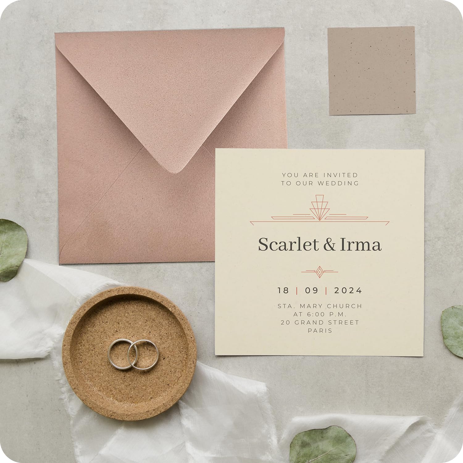 Netuno 500 sobres cuadrados reciclados de color marrón claro K4 155 x 155 mm 120 g Crush Almond solapa en pico engomada sin ventana coloridos ecológico para invitaciones tarjeta boda Navidad bautizo