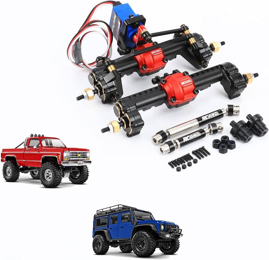 Amazon.com: RCAWD TRX4M Diff Locker & Differential Portal Axles