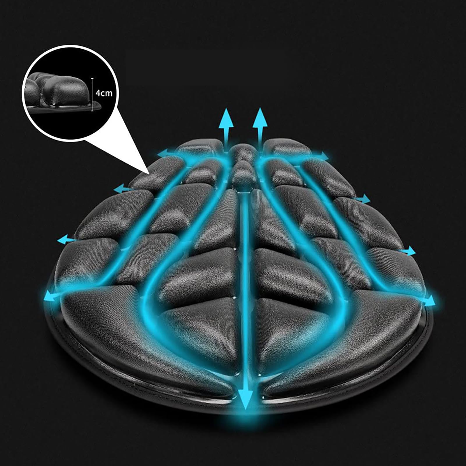 Amazon | バイク 3dエアクッション シートクッション 防水 バイク