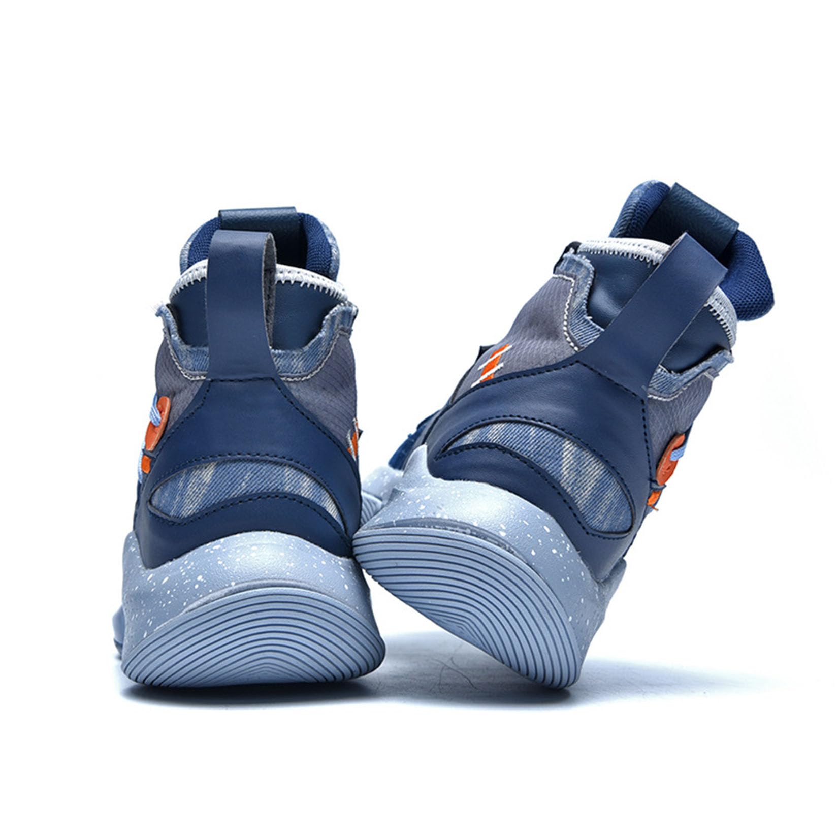 Wysokie Buty Do Koszykówki Chłopców Męskie Buty Treningowe Cementowe Buty Sportowe(45 EU, Z2)