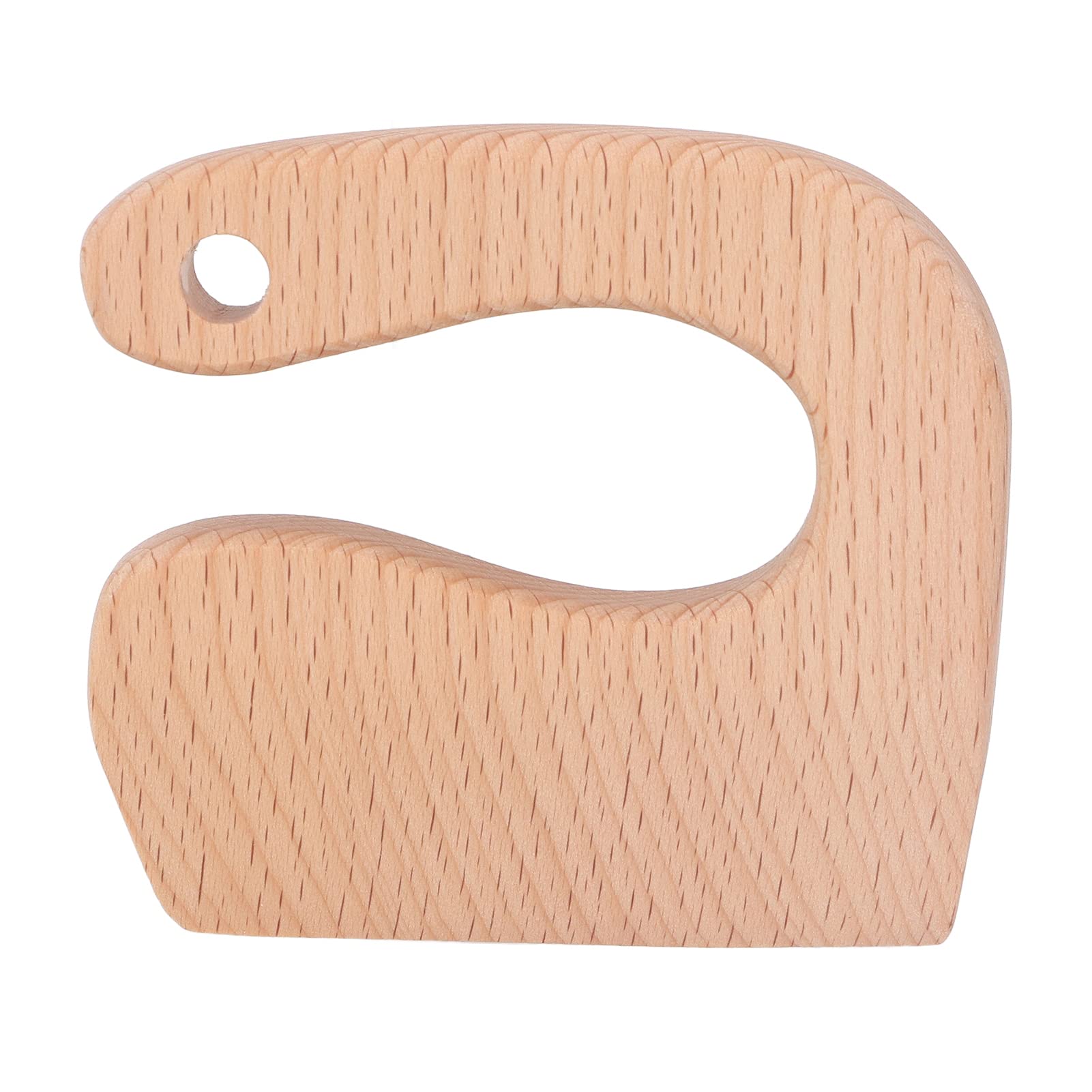 Qcwwy Tritatutto da cucina per bambini, coltello in legno per bambini, design ergonomico ecologico, motivo animale, dimensioni compatte per 2-8 anni, educazione precoce
