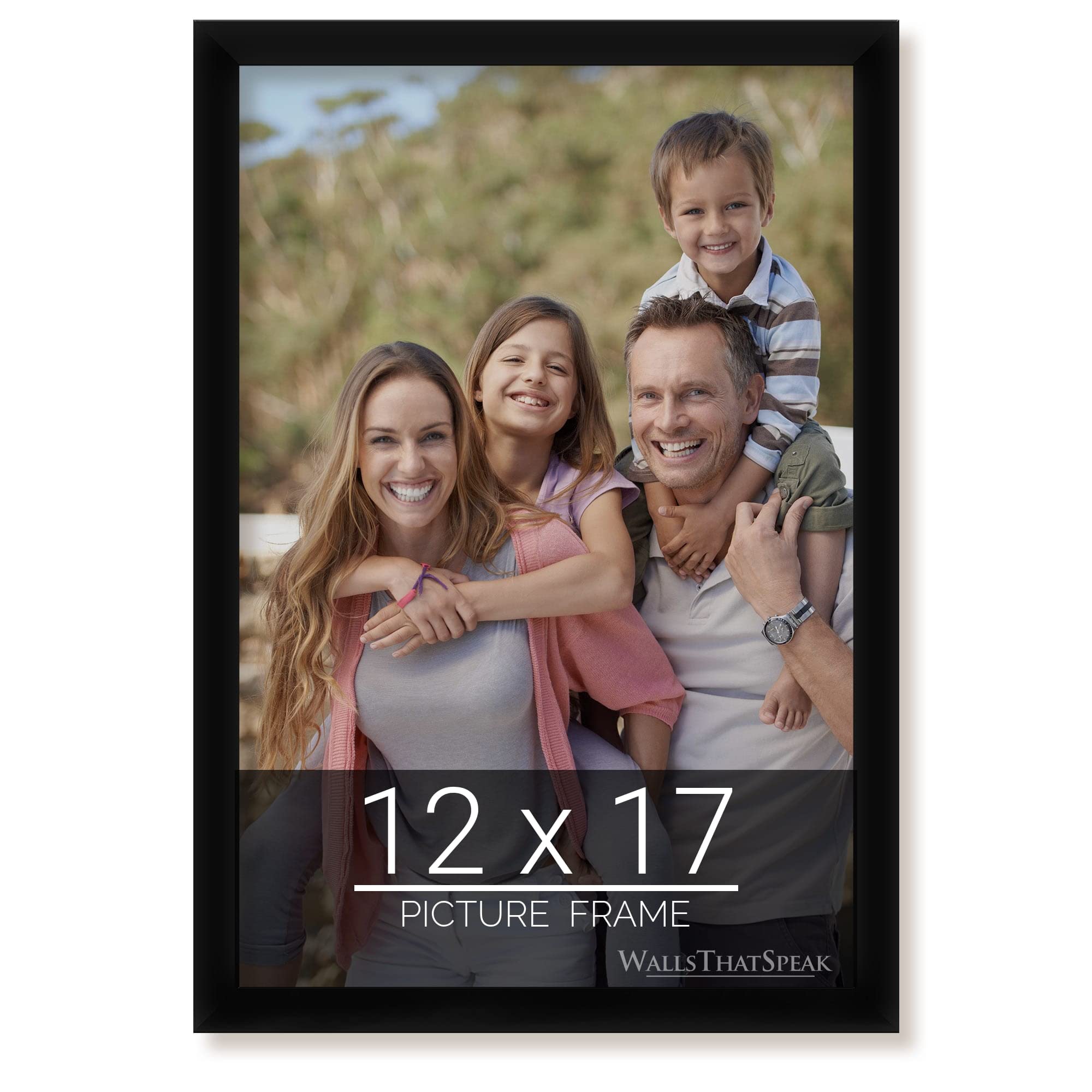 Amazon.com - wallsthatspeak 12x17 Black Picture Frame for Puzzles