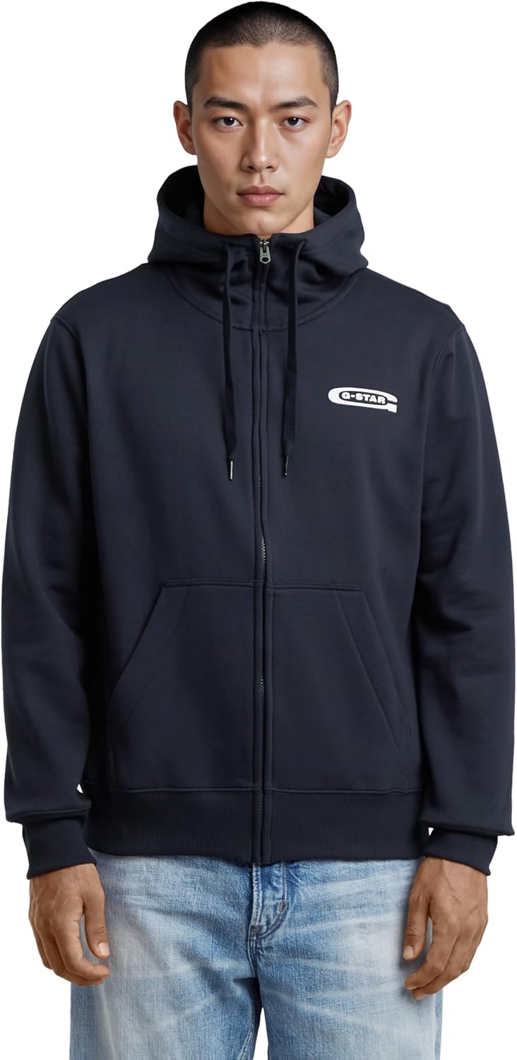 G-Star RAW ジースターロゥ] フーディー パーカー スウェット ジップ