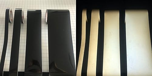 Miniatura 9 de Cinta reflectante negra Oralite 5700 que refleja la cinta adhesiva de seguridad blanca de 12 pulgadas 1 pulgada 2 pulgadas 4 pulgadas 6 pulgadas 8