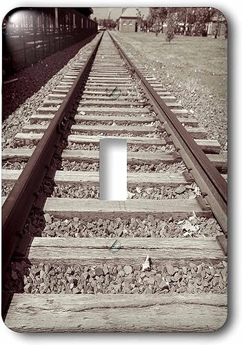 3dRose South Street Photography trenes - Vías de ferrocarril - Cubiertas de interruptores de luz (lsp_328688_1)