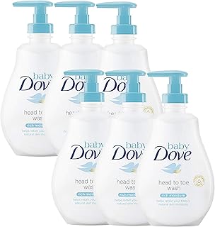 Dove Baby Head to Toe Body Wash Rich Moisture - 6 Packs x 13.52 FL.Oz / 400 ml
