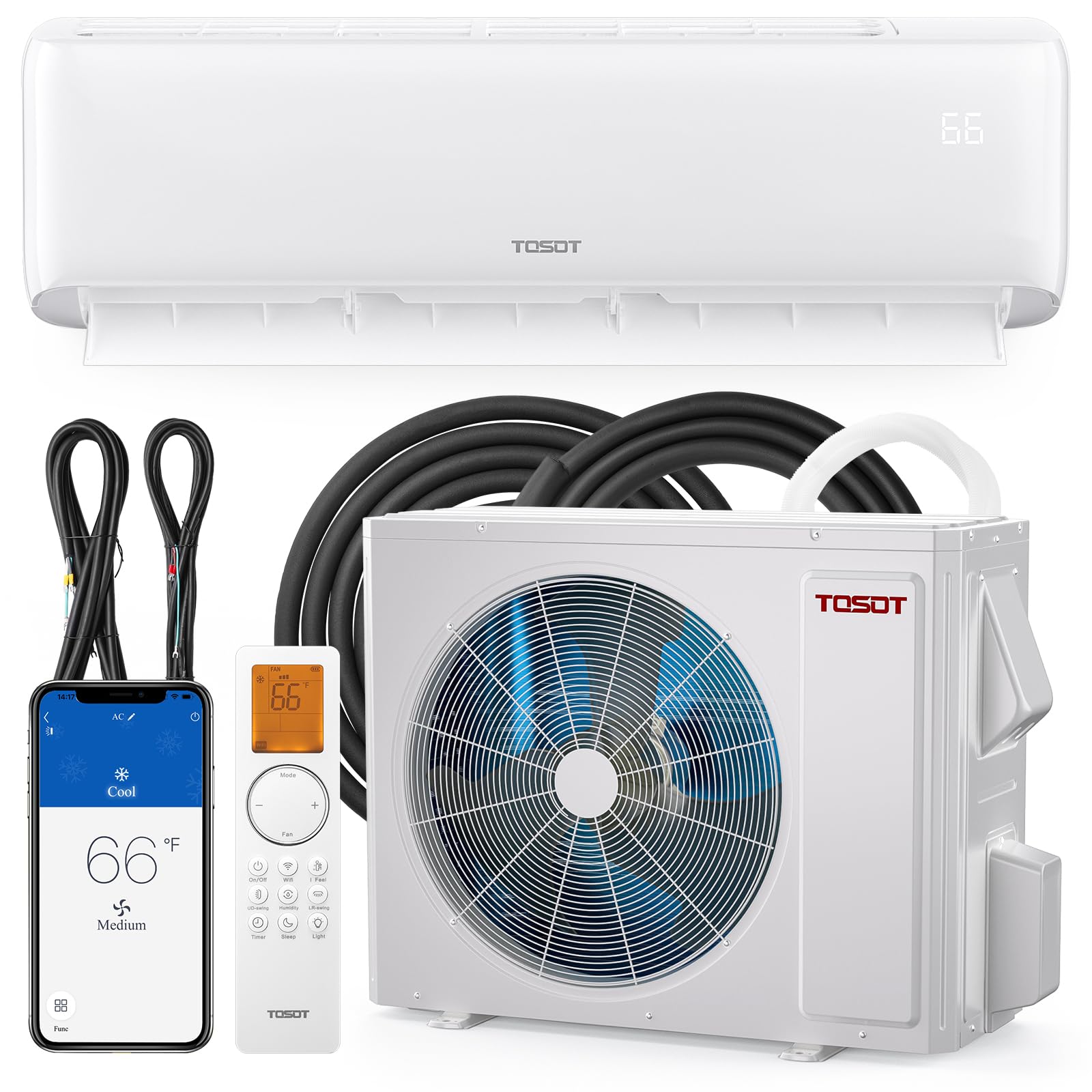 TOSOT 33,600 BTU Mini-Split Air Conditioner and Heating System