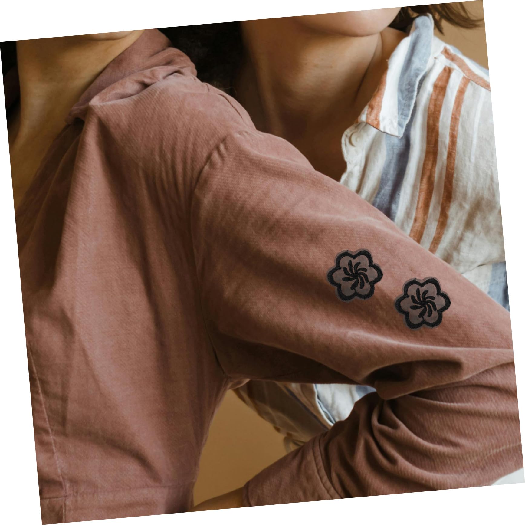 Aplicaciones para ropa, Parches bordados de tela flores, parches 20 piezas apliques decorativos DIY