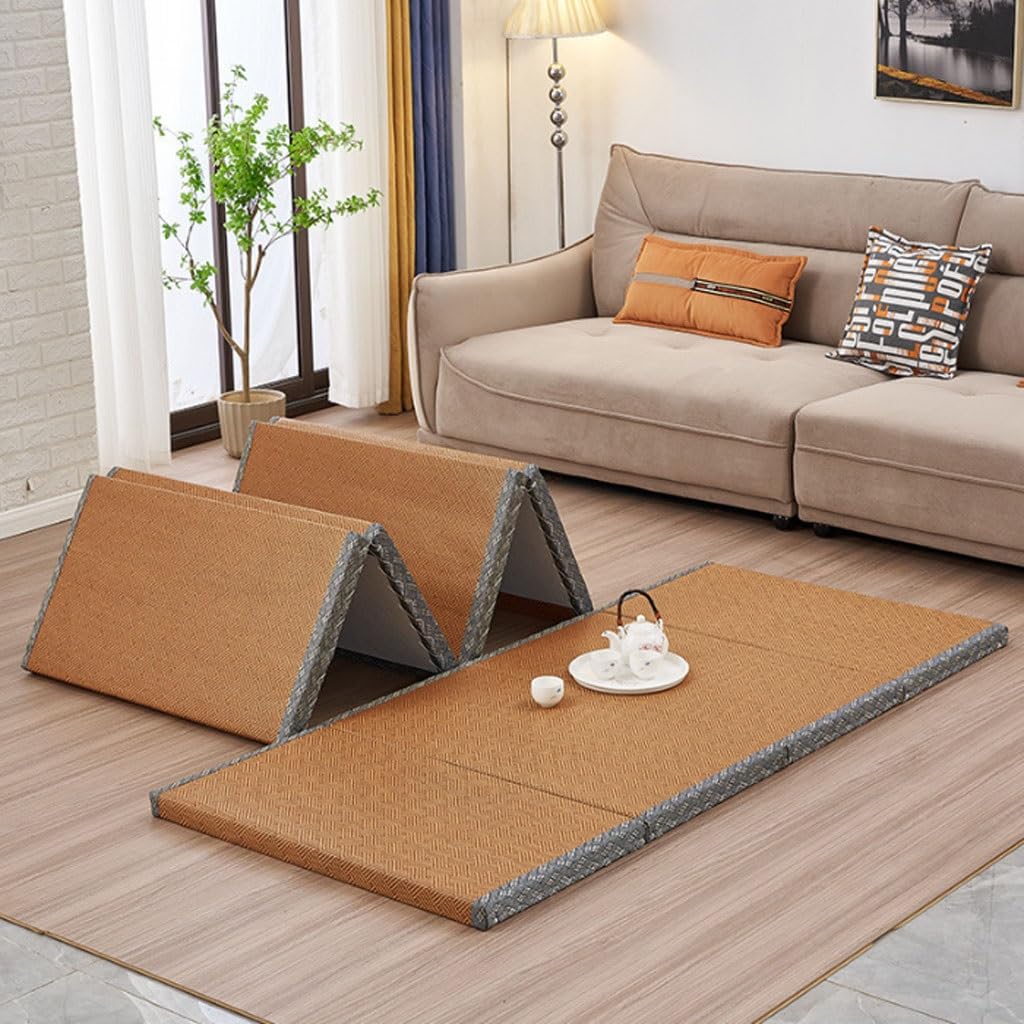 Materassino futon pieghevole in fibra di cocco per meditazione, yoga, sala zen