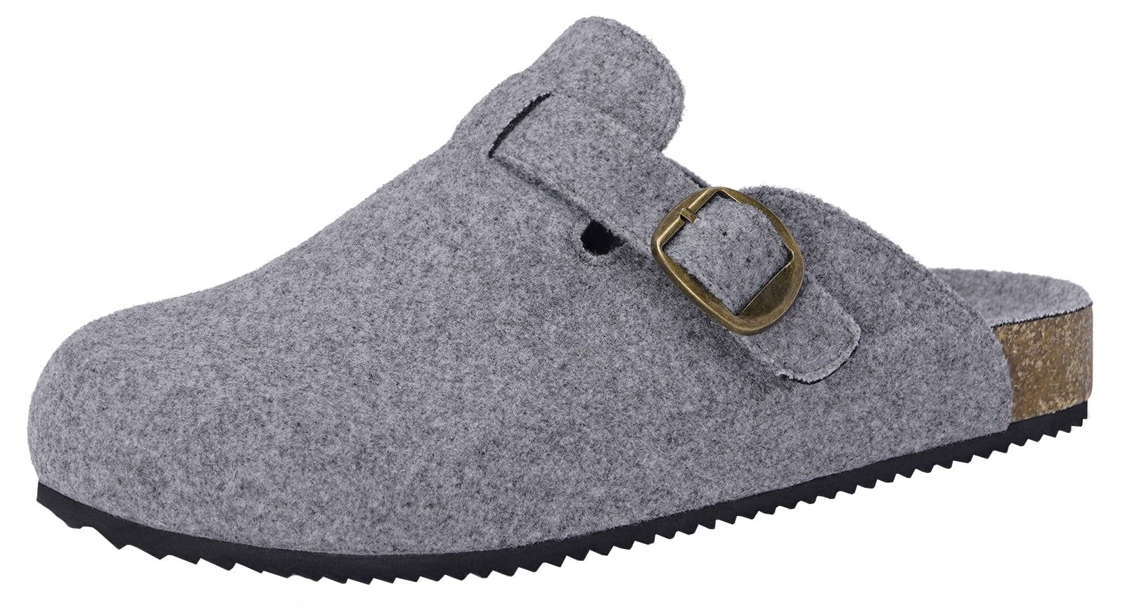 Pantofole in Feltro Donna Uomo Invernali Zoccoli e Sabot Chiuse con Comodo Caldo Antiscivolo Impermeabile Ciabatte Interno Esterno