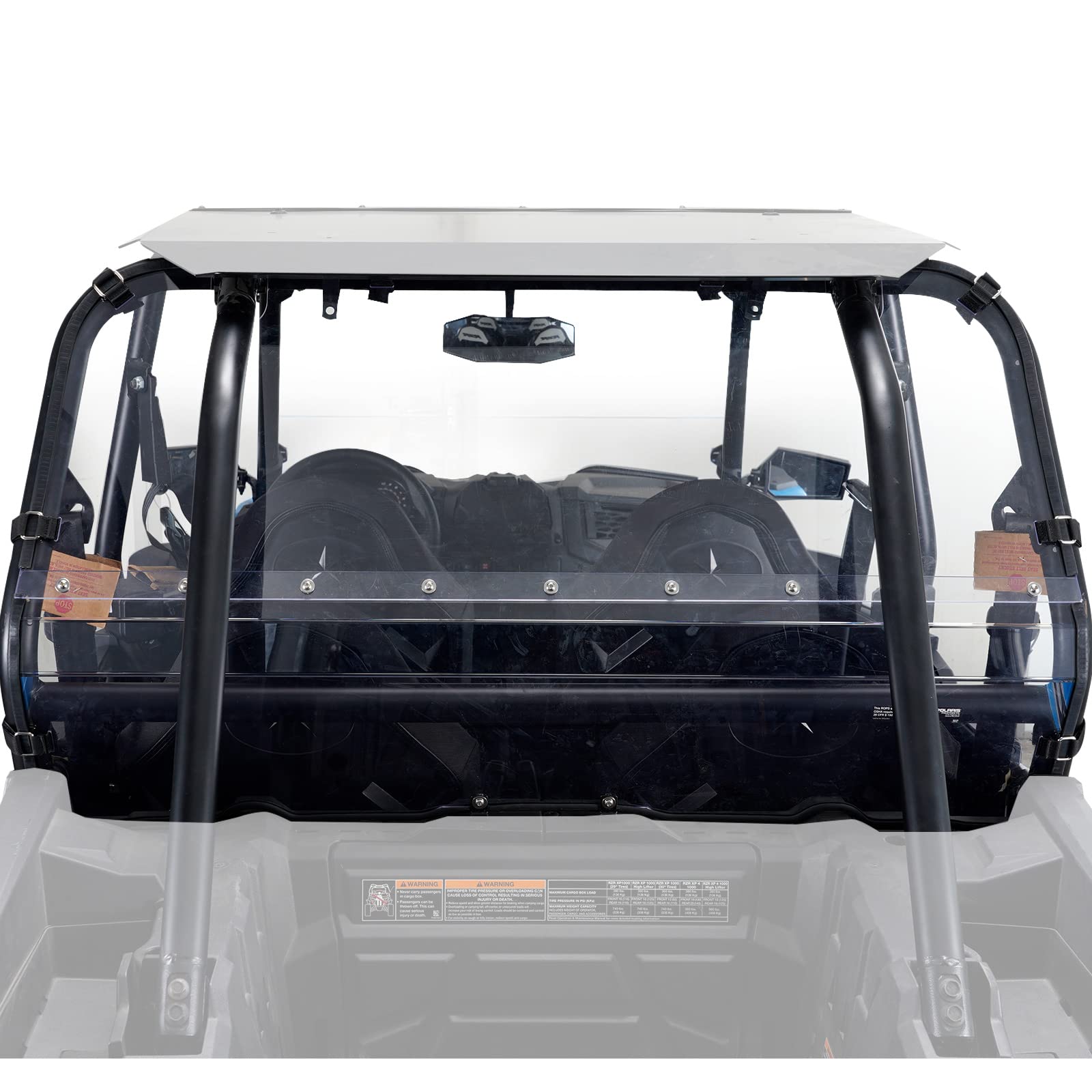 Photo 1 of A & UTV PRO Rear Windshield for 2019 2020 2021 2022 Polaris RZR XP 1000 / XP4 1000