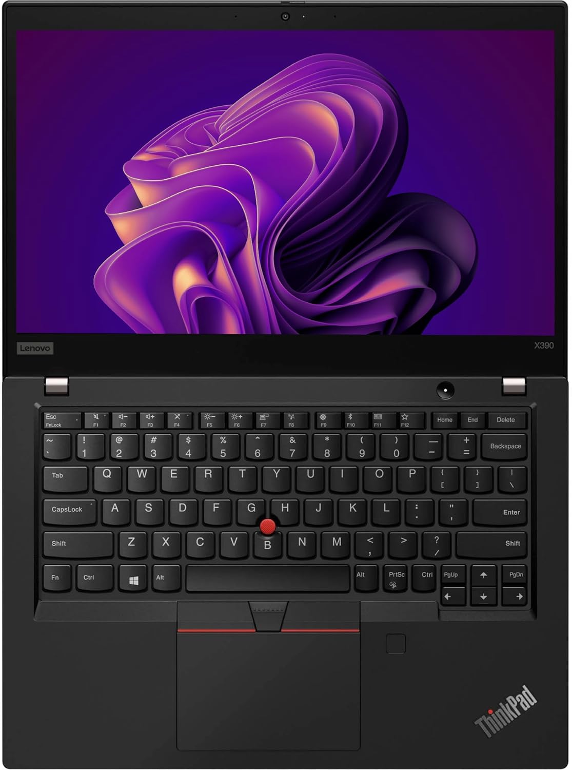 Lenovo Thinkpad X390 13.3-Inch FHD (1920x1080) Laptop, Quad-Core i5-8265U Notebook PC, 8GB RAM, 256GB SSD, Fingerprint Reader, HDMI, Windows 11 Pro (Renewed)
