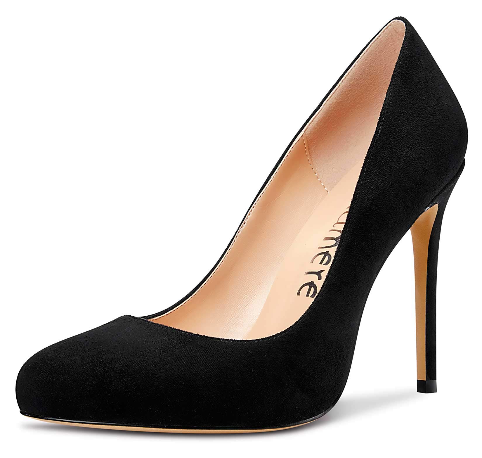 Castamere Scarpe col Tacco Donna Moda Punta Arrotondata Tacco a Spillo 10CM High Heels