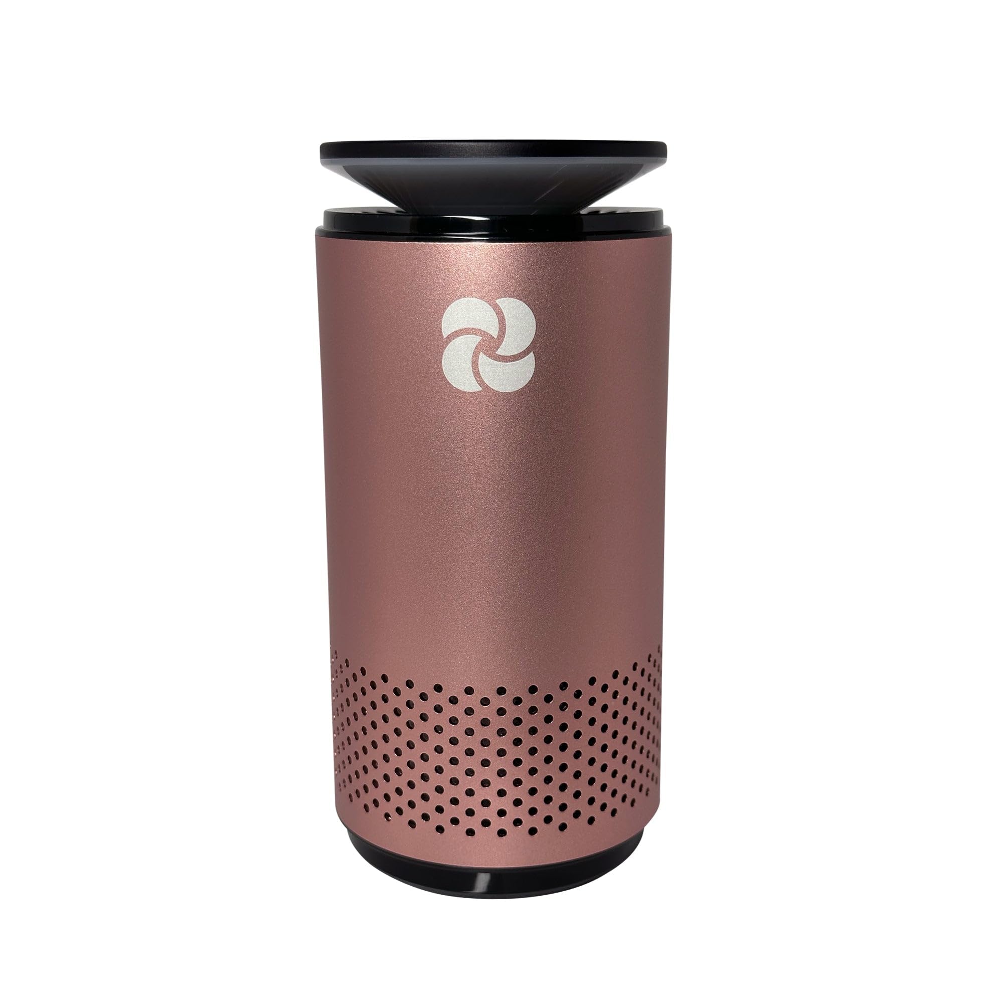 A2 UV & HEPA Portable Air Purifier - 5.6in tall, 11 oz. Ideal for Travel, In-Car, Mini Air Purifier, ROSE GOLD.