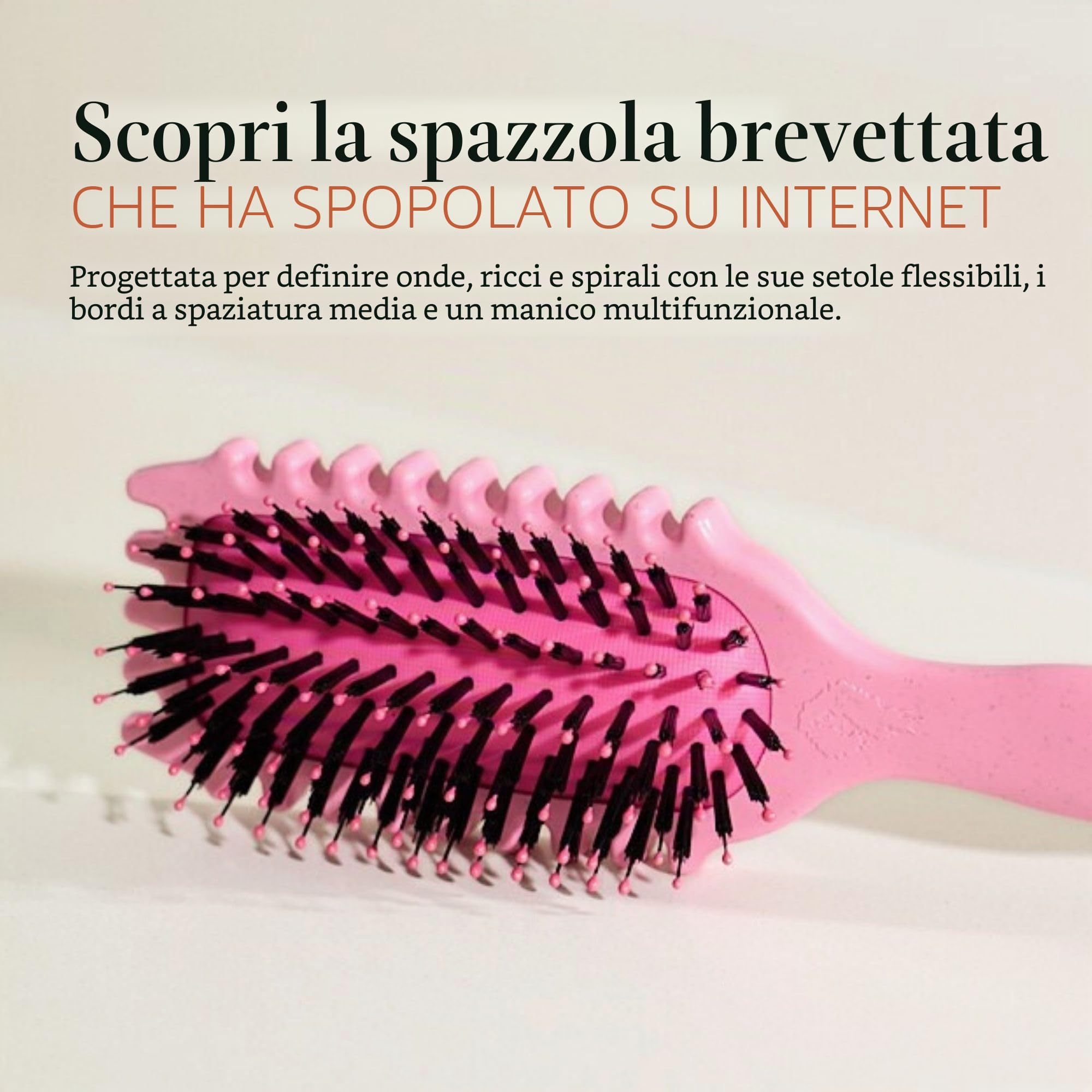 Bounce Curl Spazzola Originale Define Edgelift (Rosa)