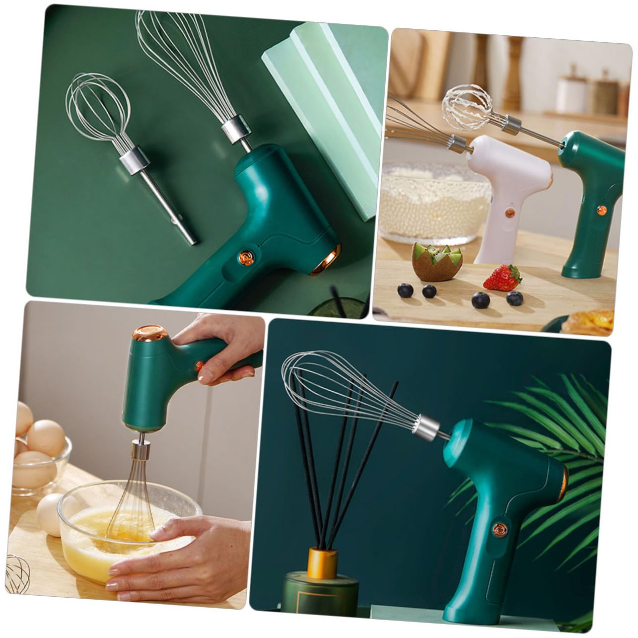COLLBATH Handheld Electric Egg Beater Egg Kitchen Mixers Multi-function Hand Blender