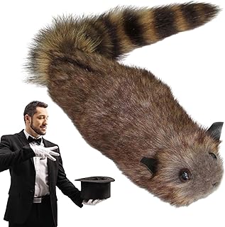 guaxinim | Acessórios realistas para guaxinins mágicos | Brinquedo truque mão com brincadeiras engraçadas, truque mágica guaxinim em movimento, truque ilusão rua, Aferzov