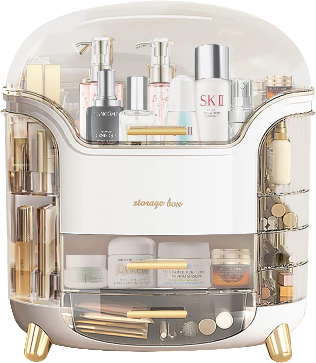See full amazon price history chart for Niyam Makeup Organiser Storage Box for Countertop Cosmetics, Skincare and Beauty Case with Clear Lid Display for Easy Visibility and Drawers for Vanity, Dresser Niyam Makeup Organiser Storage Box for Countertop Cosmetics, Skincare and Beauty Case with Clear Lid Display for Easy Visibility and Drawers for Vanity, Dresser (B0D9MFQPLT) Amazon Price History, Amazon Price Tracker