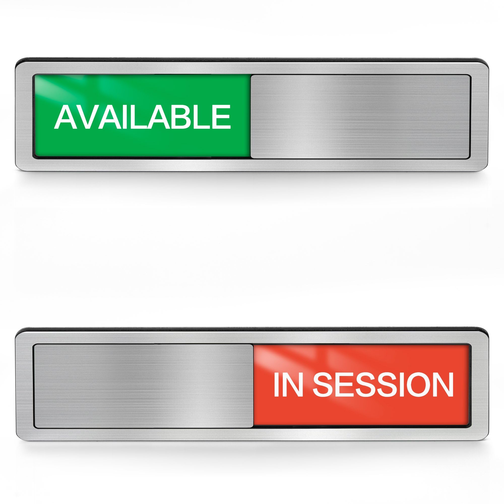 In Session Door Sign, Magnetic Office Door Signs, Available In Use Sign for Therapists, Massage, Conference Room, Hospital, School, Home Office — image 1
