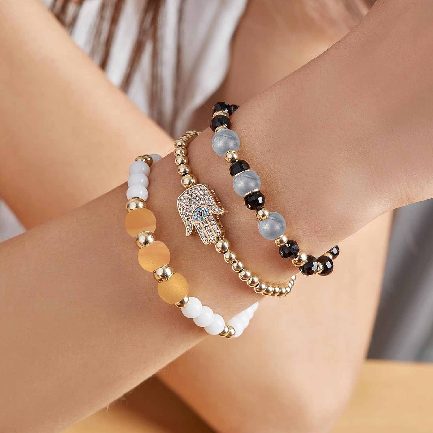 uxcell 60 Pcs Silicone Beads, 9mm Round Focal Beads Candy Color Bulk Loose Bead for Keychain Bracelet Necklace Pens Making DIY Crafts Supplies, Silver - Image 7