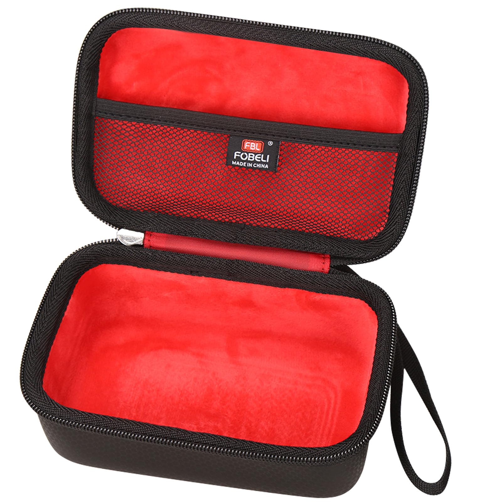 FBLFOBELI Étui de Transport Rigide Compatible avec l'ampli de Guitare Intelligent Positive Grid Spark GO 5 W Ultra Portable (étui Uniquement), Rouge, Voyage