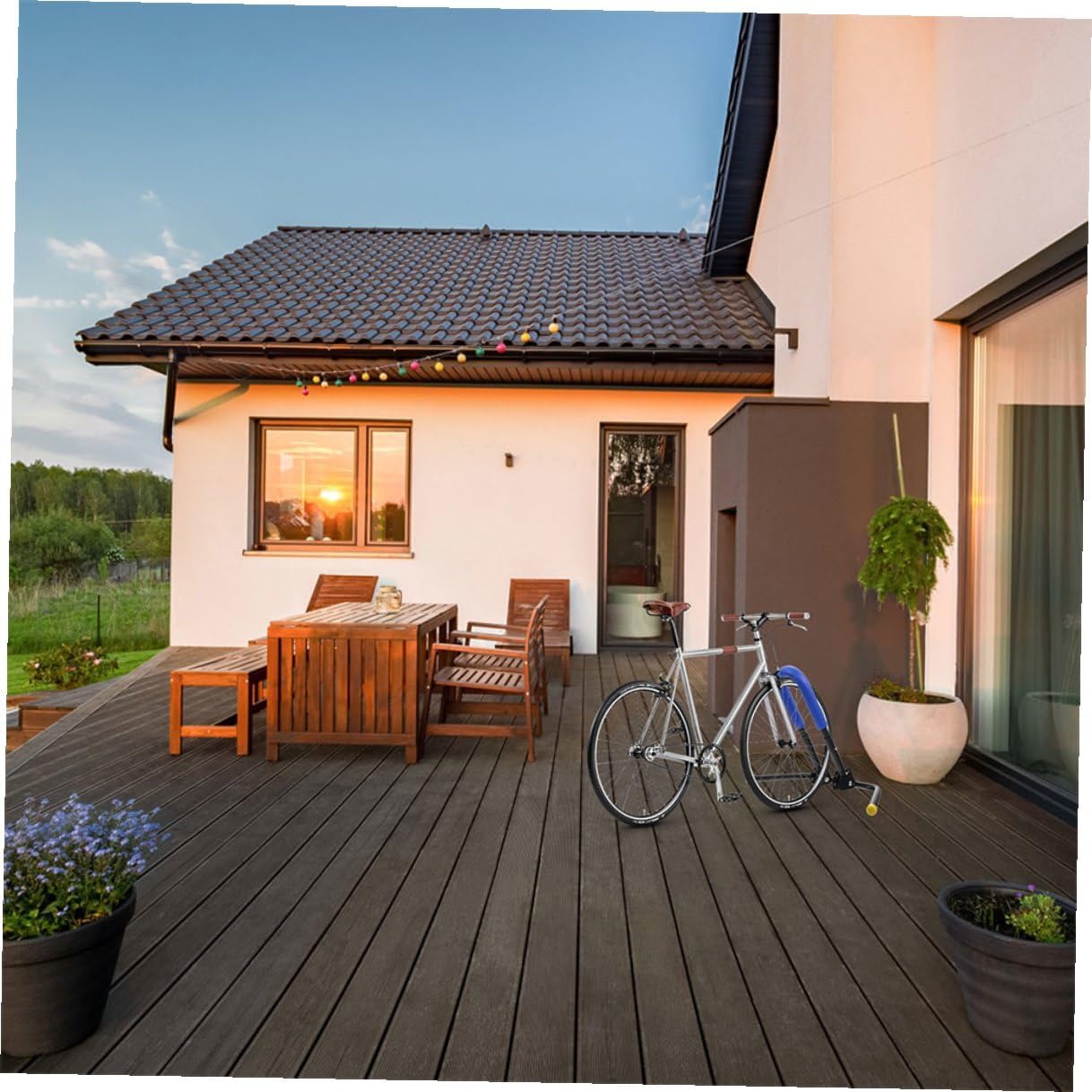 2pcs Balance Bike Kickstand Foldable Blue Bike Rear Rack Bicycle Parking Stand for Indoor Garage Storage