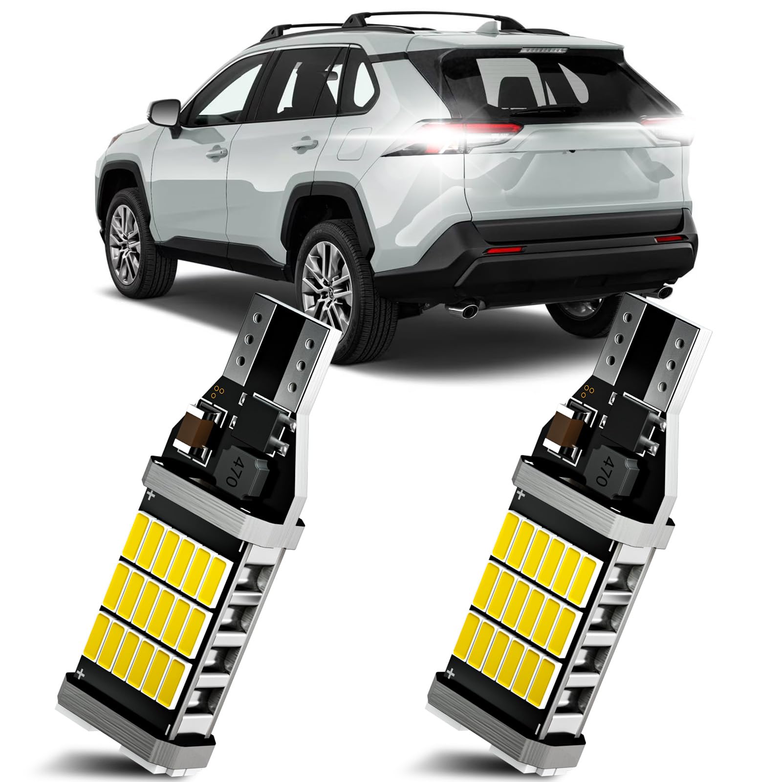 Amazon.com: XFLHEHD 2PCS RAV4 LED Reverse Lights Fits for 2006