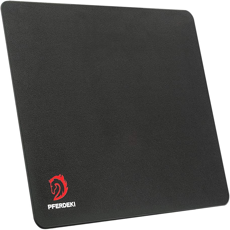 Gaming Mouse Mat Pad (370x270x1.8mm), Odorless Non-Slip Rubber Base,Ultra-Smooth Water-Resistant Surface, Anti-Fray Stitched Edges,Machine Washable，Compatible with Laser and Optical Mice