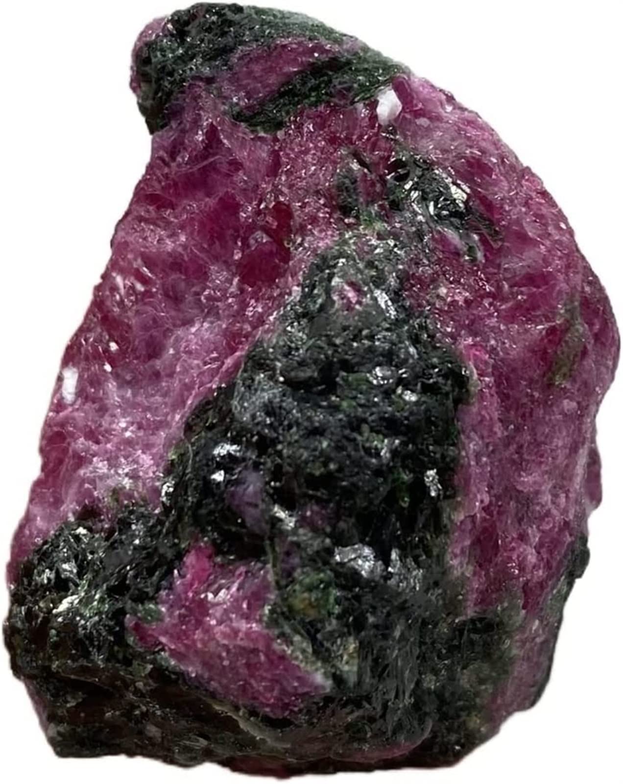 Mineraux Pierres Natural Myanmar Fluorescent Rough Mineral Pierres et Crystals, Les Cristaux Quartz Edelstones guérissent Les Pierres de Cristal décoration (Color : Dark Gray)