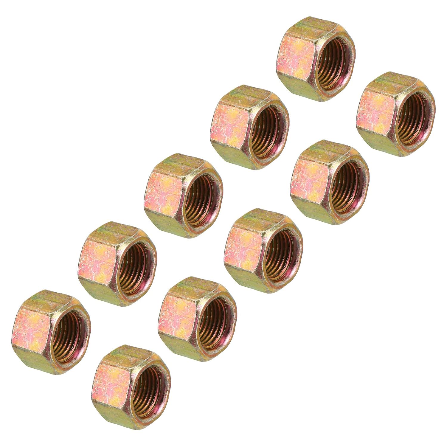 Amazon PATIKIL 1/8IP 六角カップリングナット 10個 メスねじコネクタ 10 mm 六角スリーブ ナットロッド バー