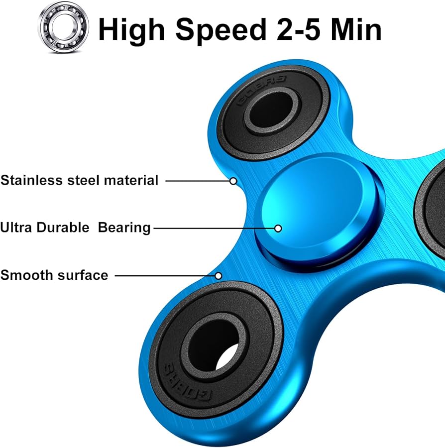 Amazon.com: Fidget Spinners Toy, Metal Stainless Steel Bearing