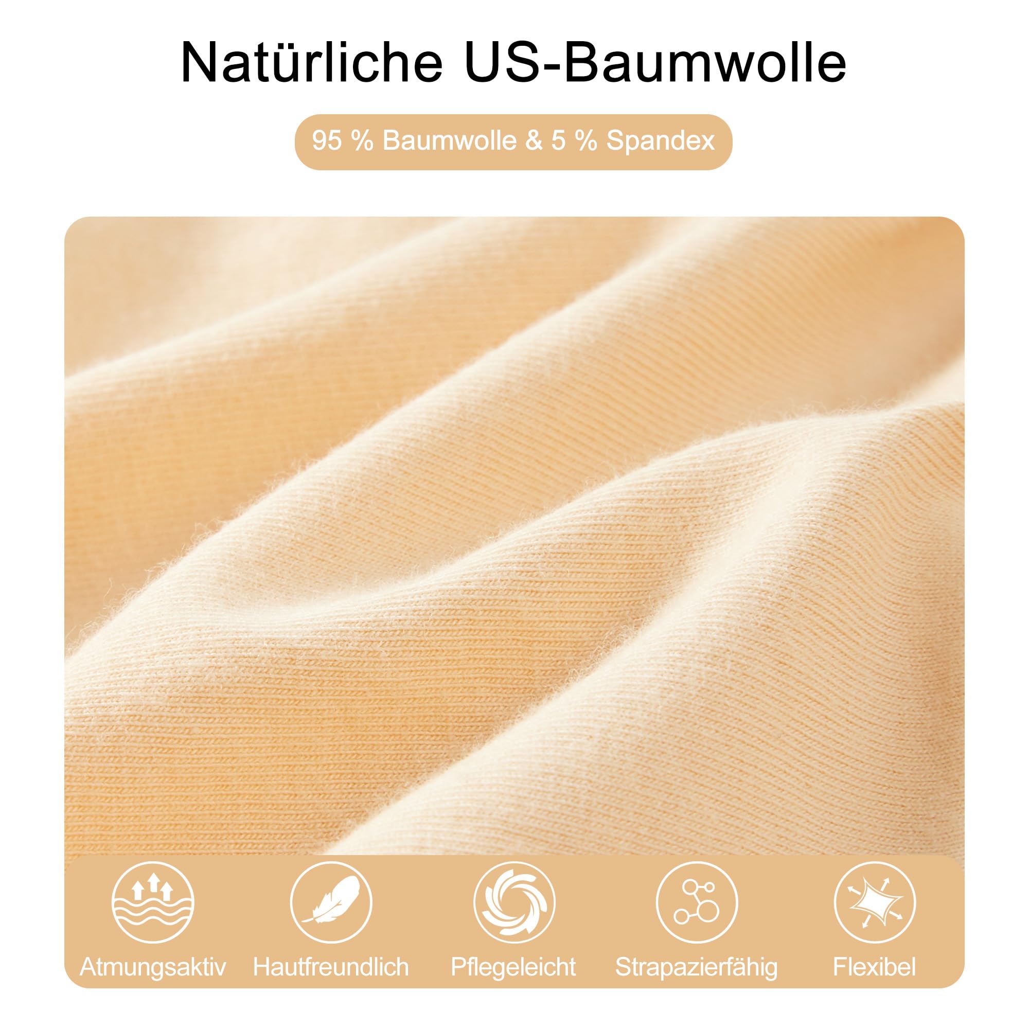 BATTEWA Inkontinenzunterwäsche für Damen, auslaufsicher, mittlere Taille, Schutzslip für postpartale Blasenkontrolle, waschbare Saugfähigkeit, 50 ml（Beige,M,3Stück)