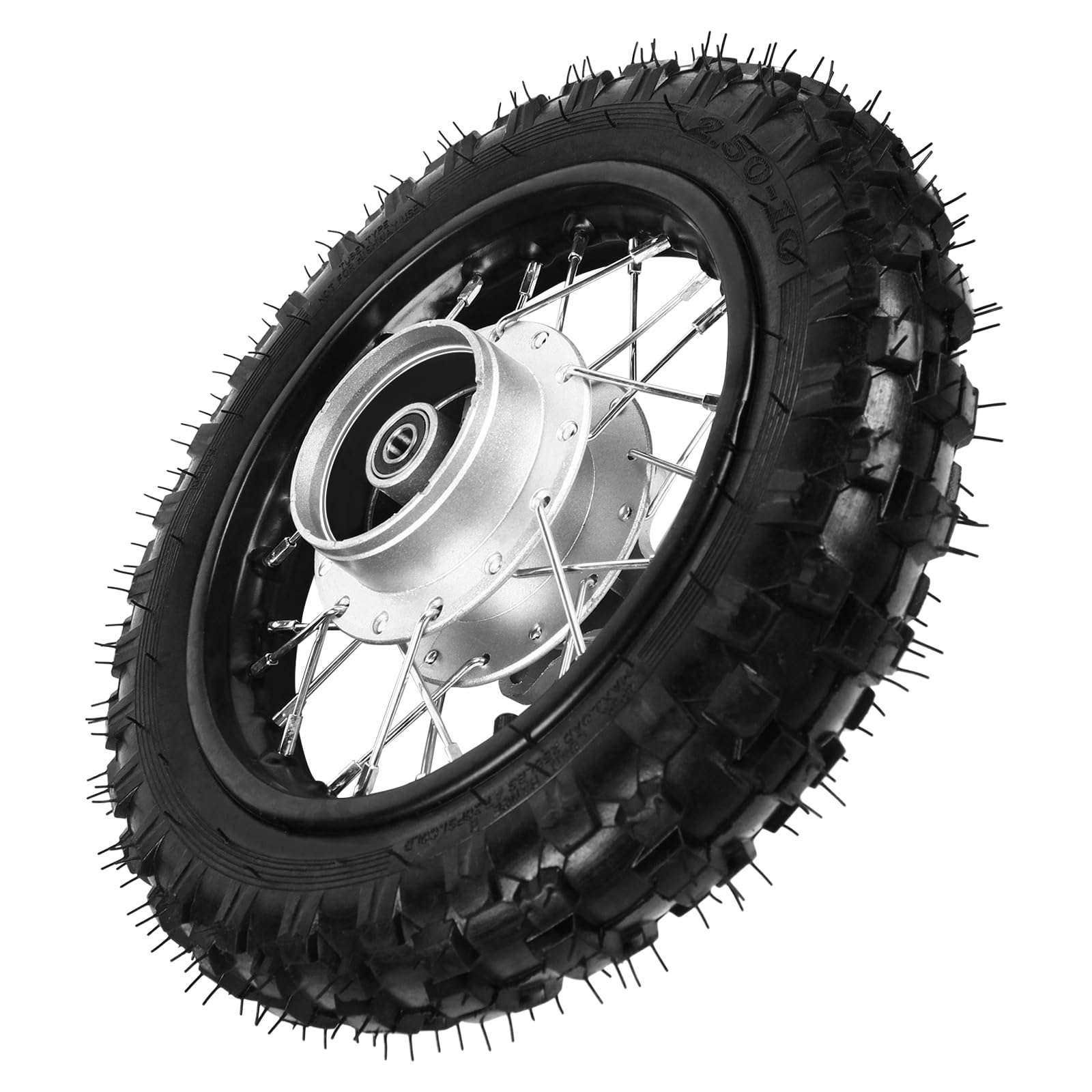 KONKENIE 10'' Rear 2.50-10 Wheel Rim Tire Drum Brake Kit