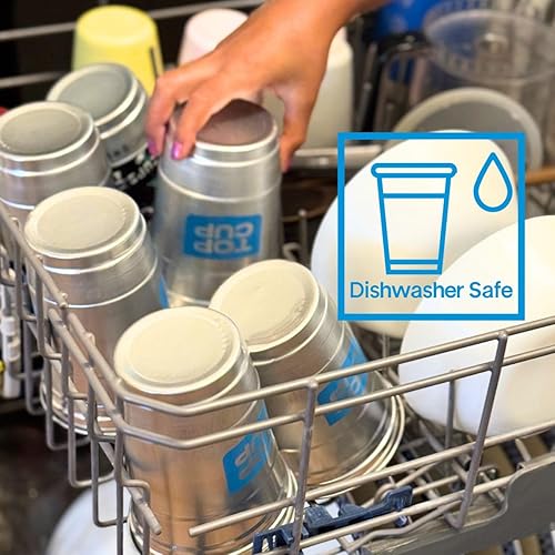 Miniatura 2 de Top Cup by Ball – 9 onzas, 50 unidades, vasos de fiesta de aluminio reutilizables Retención en frío, reciclable, fabricado en Estados Unidos