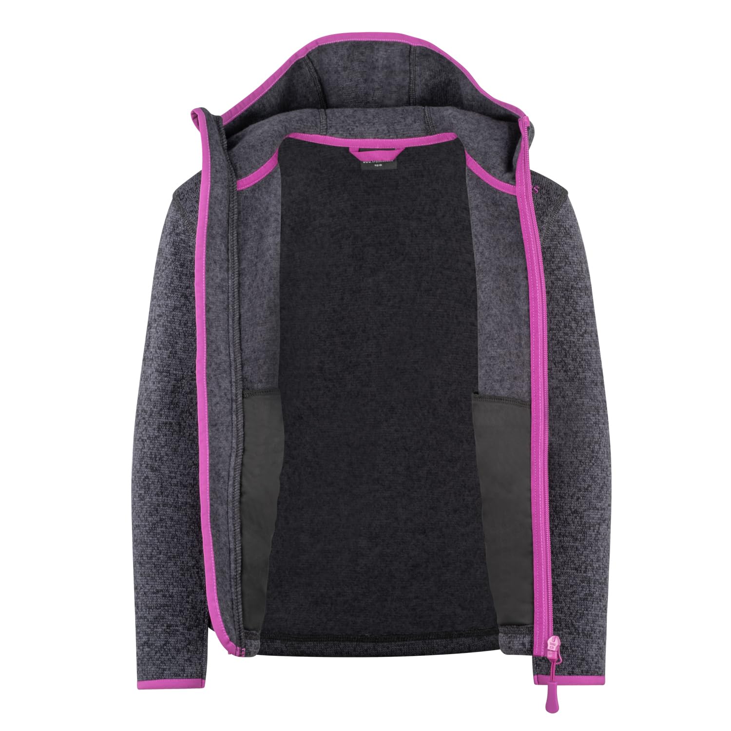 Trollkids Bambini Jondalen XT giacca, graphite-fresh berry, 140