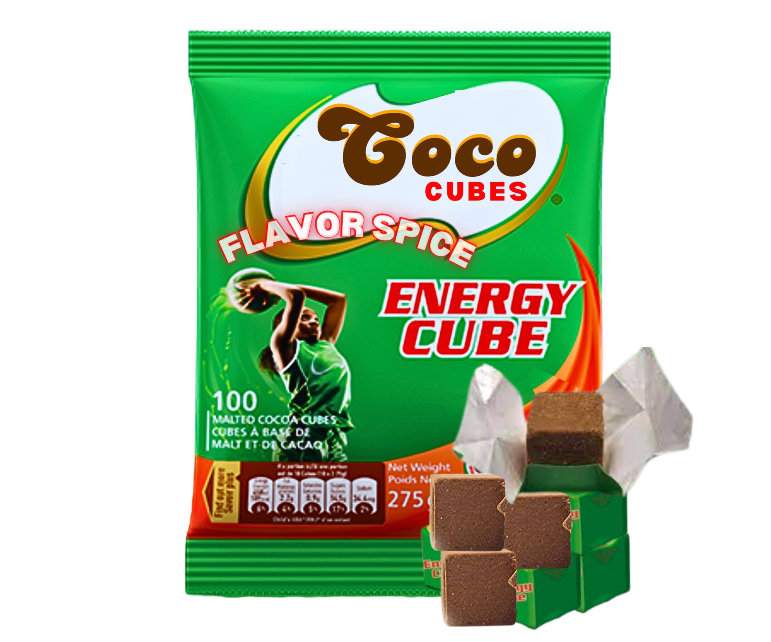 Cocoa Cubes, Nigeria (1 PACK 100 PIECES)