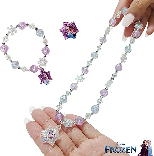 Miniatura 29 de LUV HER Girls Jewelry Set - Dress Up Toy Jewelry Box Set with Bead Necklaces, Bracelets, and Rings - Frozen Play Accessories - Ages 3+