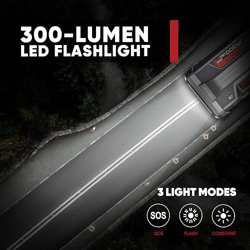 Miniatura 6 de LOKITHOR Arrancador JA300 de 1500Amp con compresor de aire de 150 PSI y arrancador de salto J401 de 2500 amperios