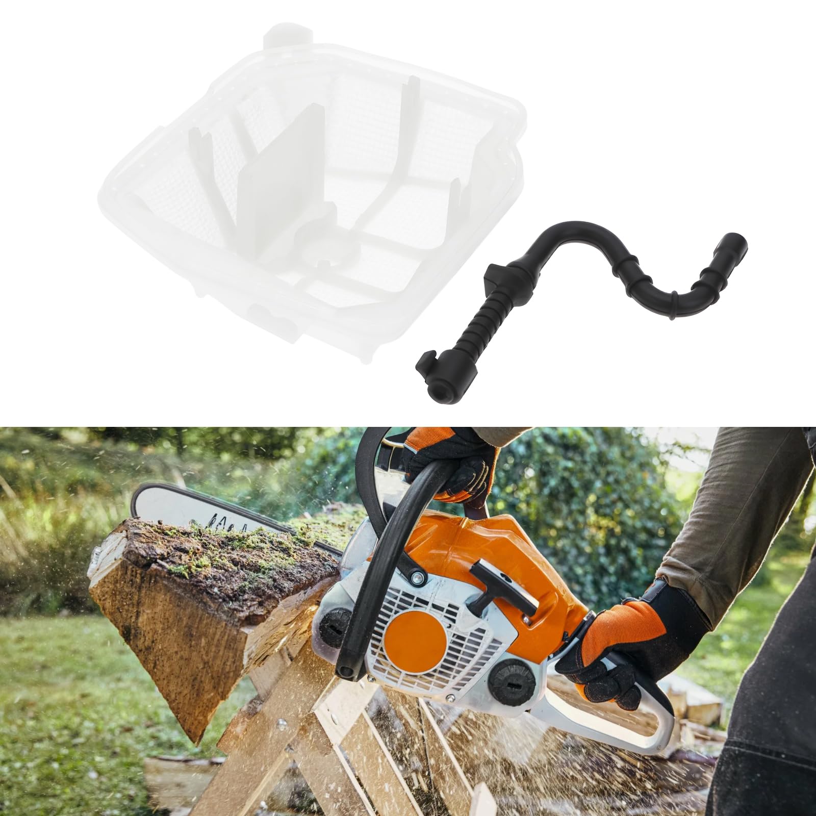 Kit Manutenzione Per Motosega Stihl MS361: Filtro Aria, Candela L7T, Filtro E Tubo Carburante