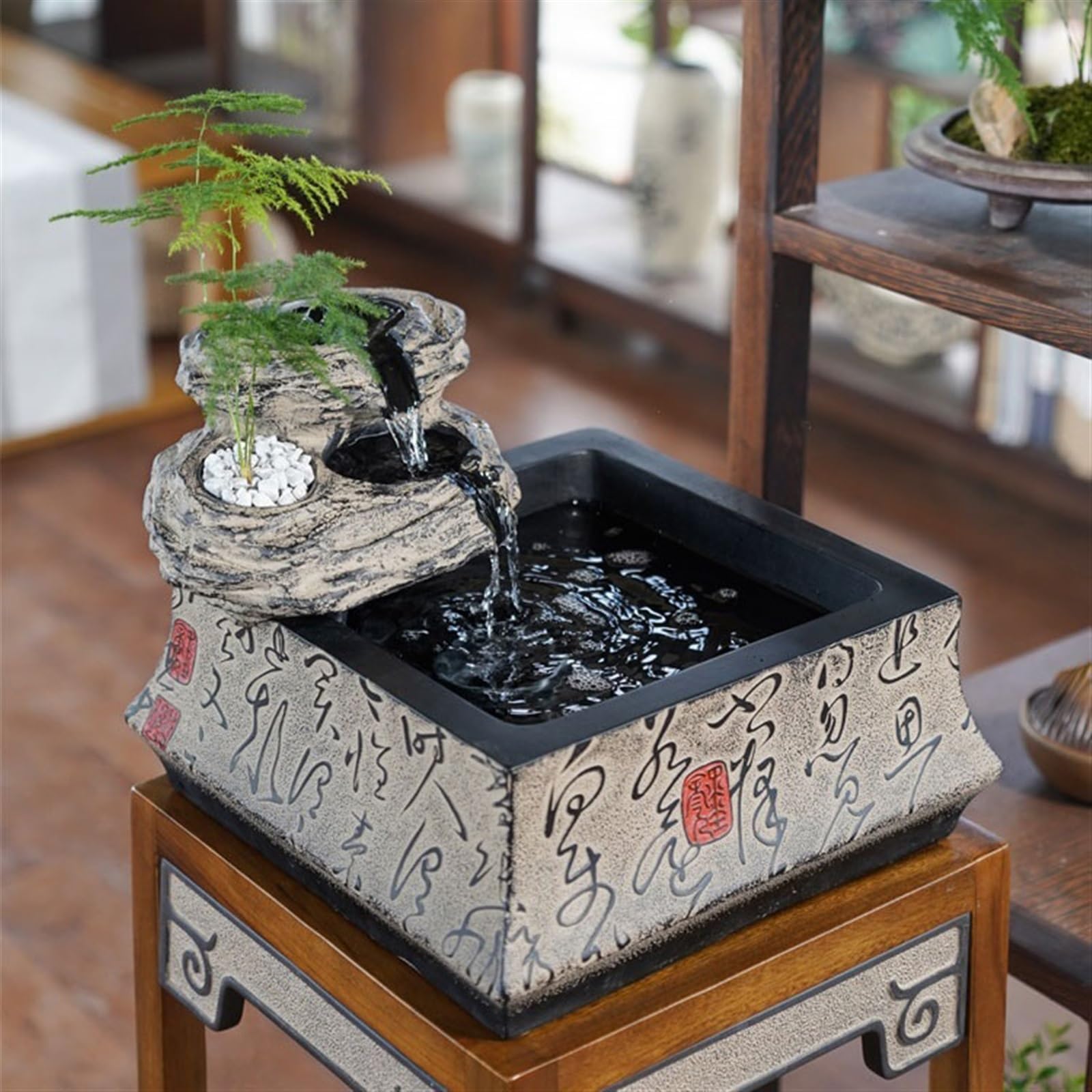 Fuentes de Mesa Adornos De Agua Sala Estar Oficina