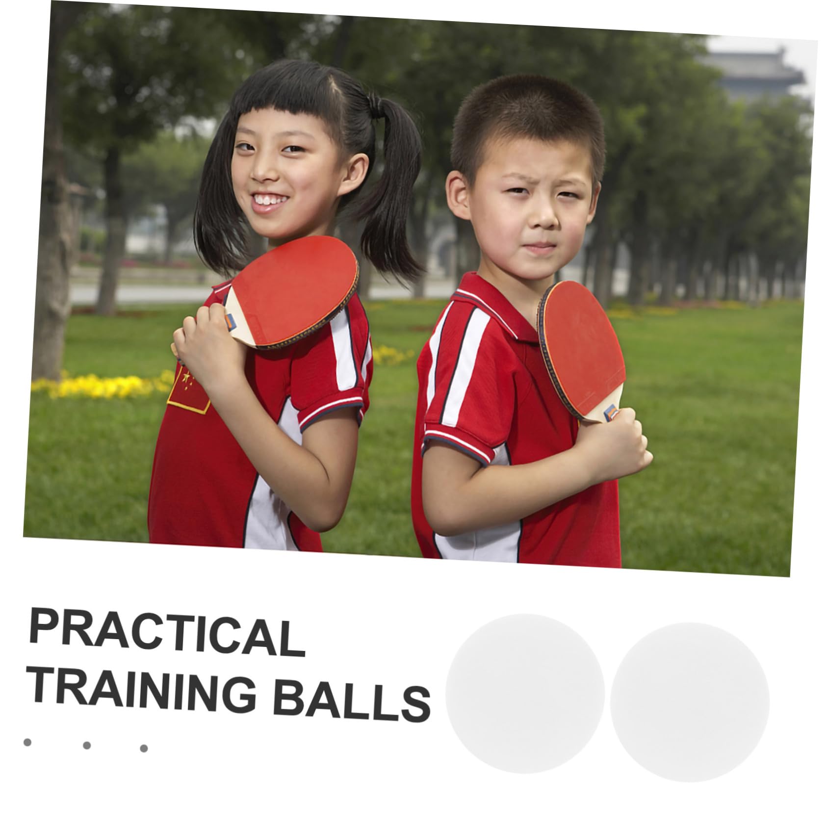 UKCOCO Bolas de Pong Reutilizables de Plástico Entrenamiento Profesional de Alta Durabilidad y Decoración de Fiestas