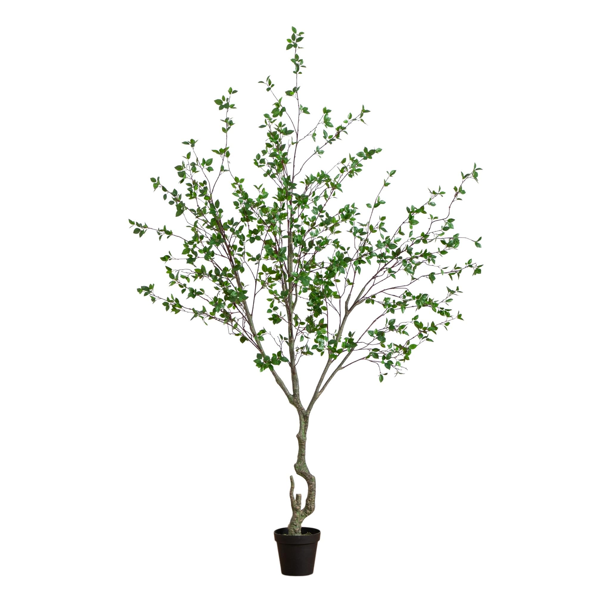 Photo 1 of Nearly Natural 10ft Minimalist Citrus Artificial Tree, UV Resistant