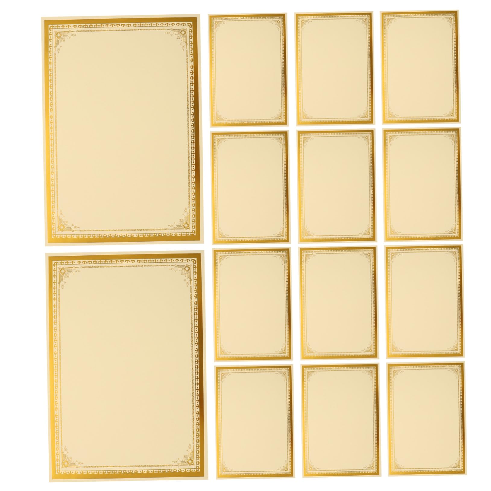 Papier certificat A4 vierge a imprimer pour recompense scolaire et bureau 250g - 8