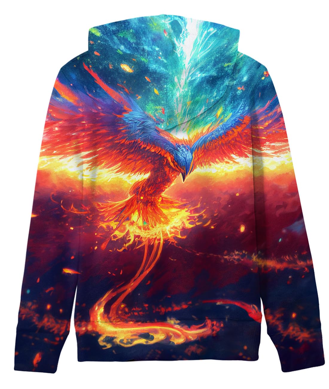 Fanient Sweter chłopcy dziewczęta bluza z kapturem z nadrukiem 3D bluza z kapturem dla dzieci z kieszeniami w talii