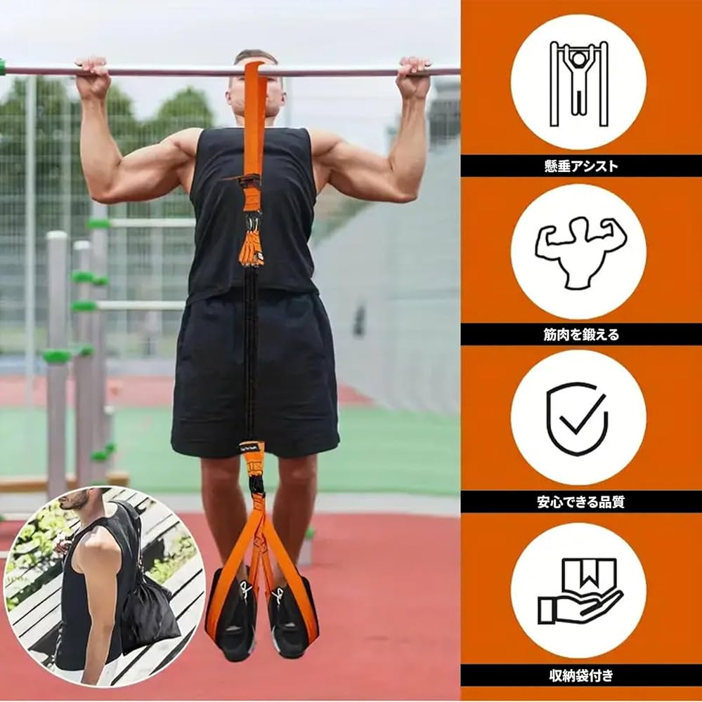 Amazon.co.jp: OKUYOSHI 多機能トレーニングチューブセット 懸垂補助