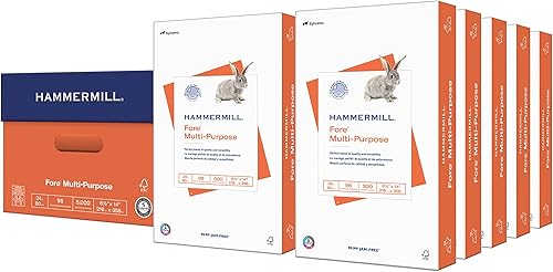 Miniatura 8 de Hammermill papel Fore multifunción 24lb 85x11 carta brillo 96 Blanco