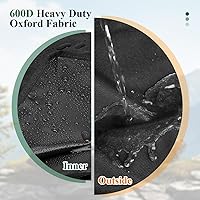 Vista 4 de Bolsa de almacenamiento de mesa plegable, bolsa de transporte portátil para mesas de picnic plegables, almacenamiento o transporte 600D impermeable