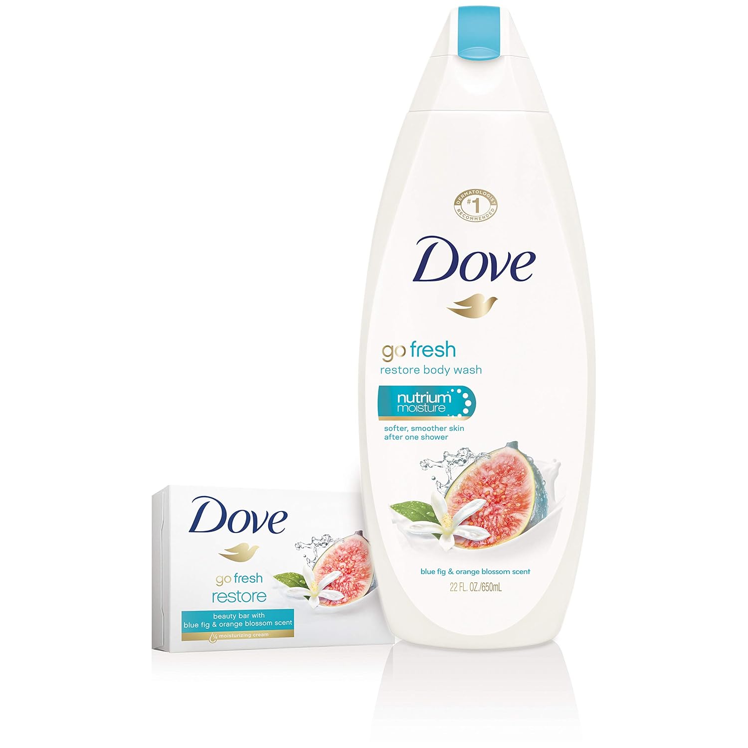Dove go fresh Restore Body Wash, Blue Fig & Orange Blossom 22 oz