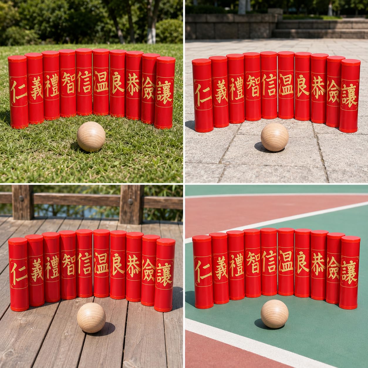 Équipement de Jeu Extérieur Jeu d'Équipe Jeu de Plein Air Accessoire Sportif Set Récréatif pour Coordination Œil Main et