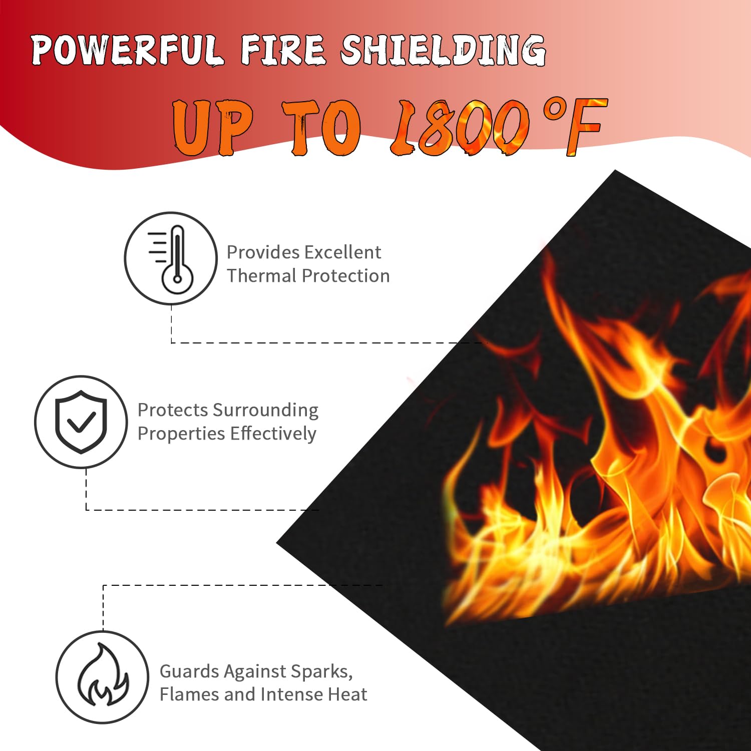 Fireproof Welding Blanket - Carbon Felt Protection -2 Fireproof Welding Blanket - Carbon Felt Protection -2